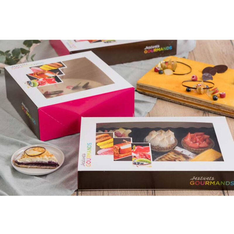 Boite Patissiere Fenetre 32 X 32 Cm X50 Boite Patissiere Cerf Dellier