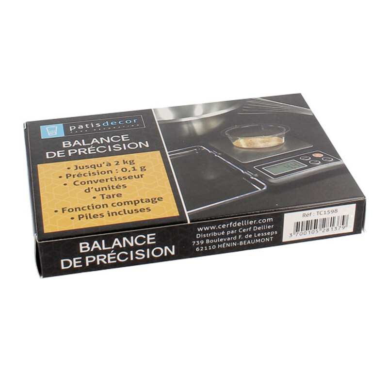 Balance de Précision 2 Kg / 0,1 g - Balances de Cuisine