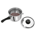 Casserole bain-marie avec couvercle inox 17 cm