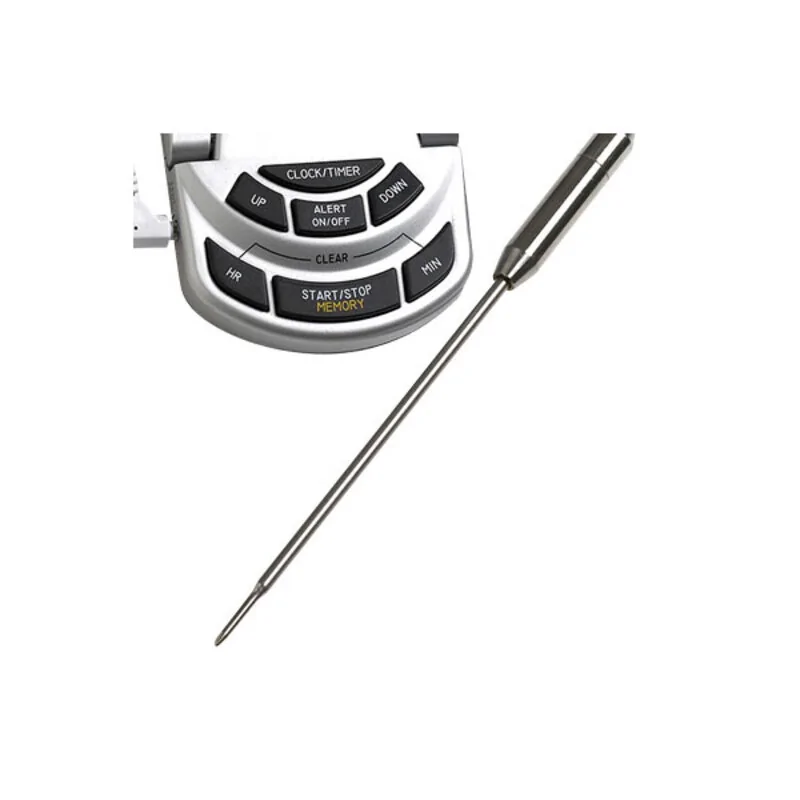 Thermomètre à Viande Numérique Avec Sonde – Pour Four, Grill Et Cuisine | Préréglages Faciles, Minuterie, Écran LCD