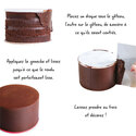 Kit disques de lissage ganache 18 cm (x2)