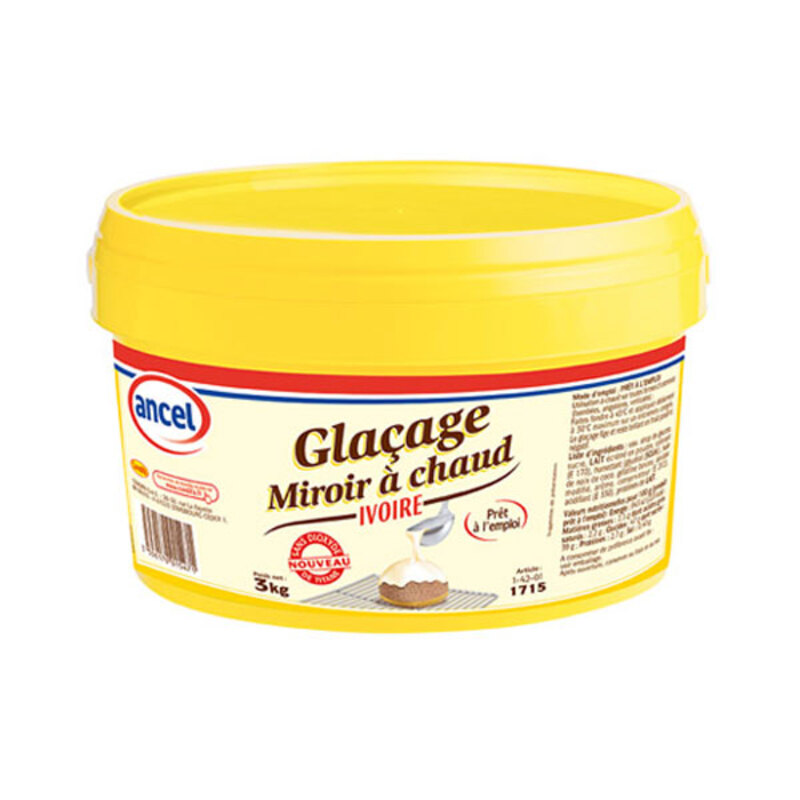 Glaçage miroir Ivoire Ancel 3 kg