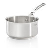 Casserole en inox avec queue en fonte d’inox Milady