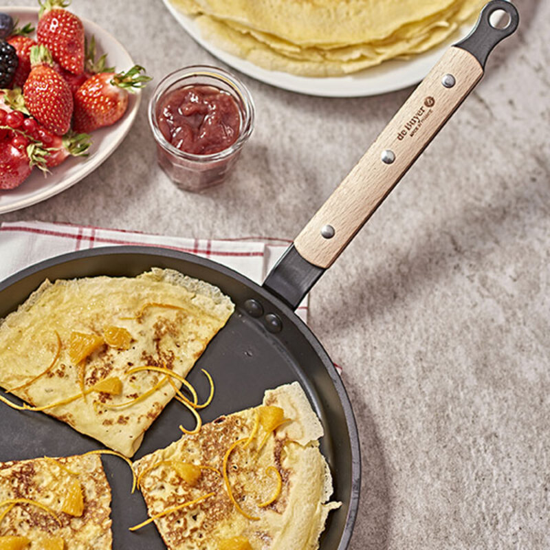 Poêle à crêpes anti-adhésive CHOC B BOIS De Buyer