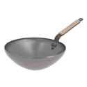 Wok MINERAL B BOIS 28 cm De Buyer Wok MINERAL B BOIS 28 cm De Buyer