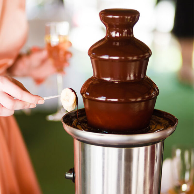 Fondue au chocolat au lait