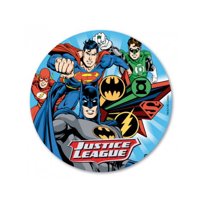 Disque azyme Justice League 20 cm 