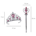 Ensemble couronne et baguette de princesse Ensemble couronne et baguette de princesse