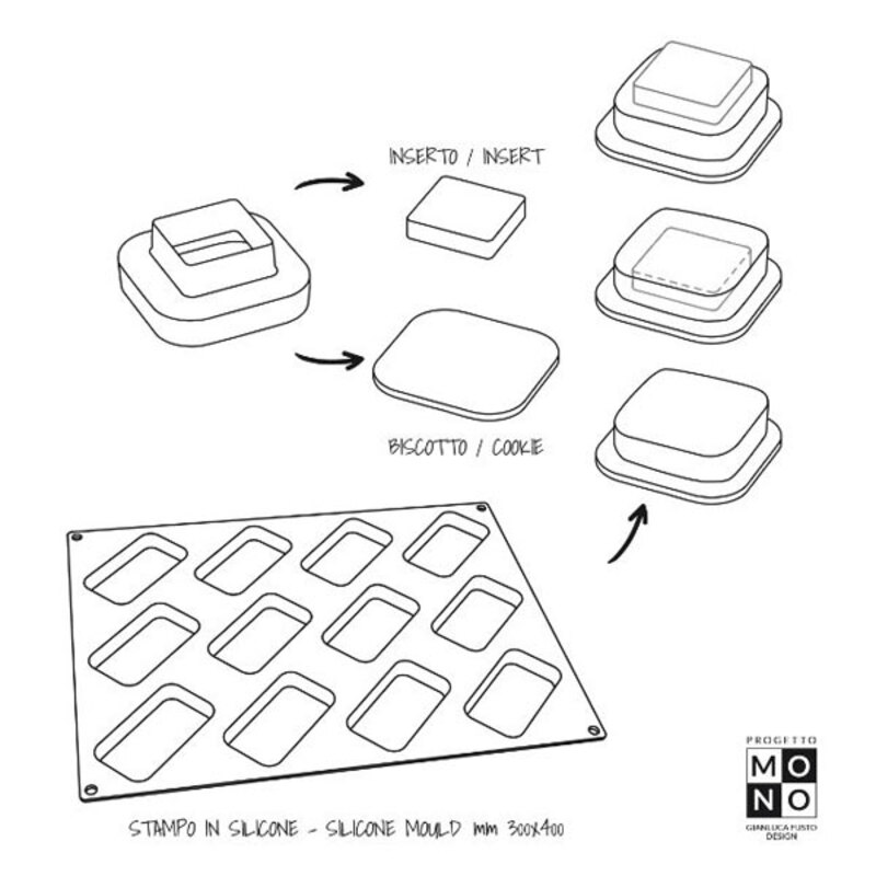 Moule silicone Rond Pavoni