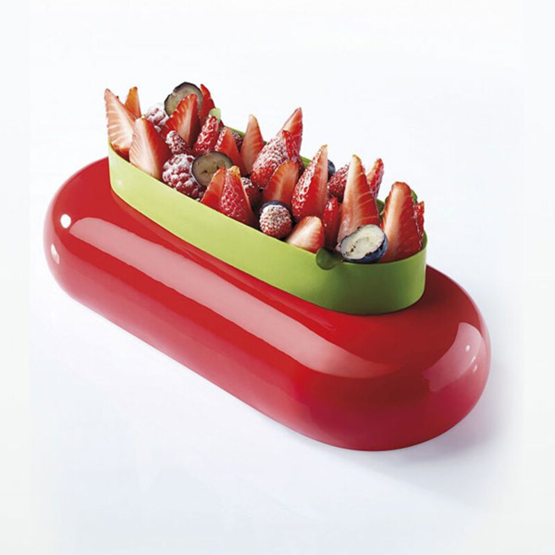 Moule Silicone Bûche 25 x 8,5 cm x H 7 cm Pavoni - ,  Achat, Vente