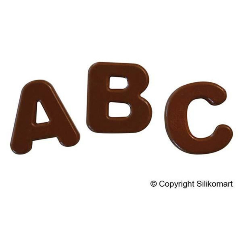 Moule Silicone Chocolat Lettres