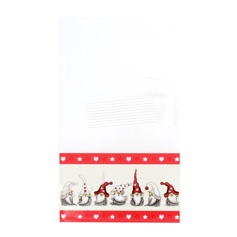 Sachets bonbons Lutins + liens 18 x 30 cm (x10)