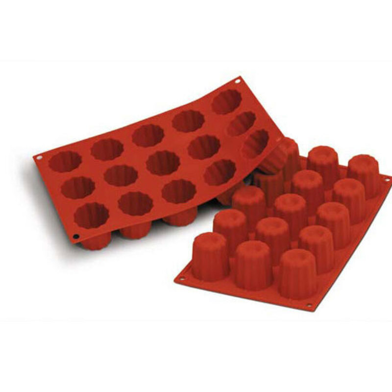 Moule silicone 15 cannelés bordelais