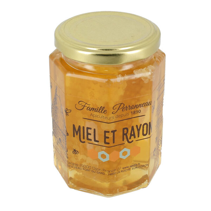 Miel d'acacia et rayon de miel 350 g