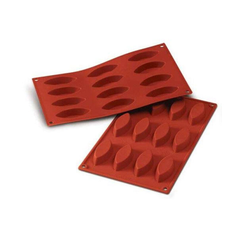 Moule silicone souple 12 barquettes moyennes - - Silikomart