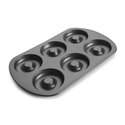 Moule silicone 6 donuts Ø 8 cm