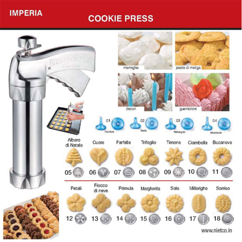 Presse à biscutis inox Imperia