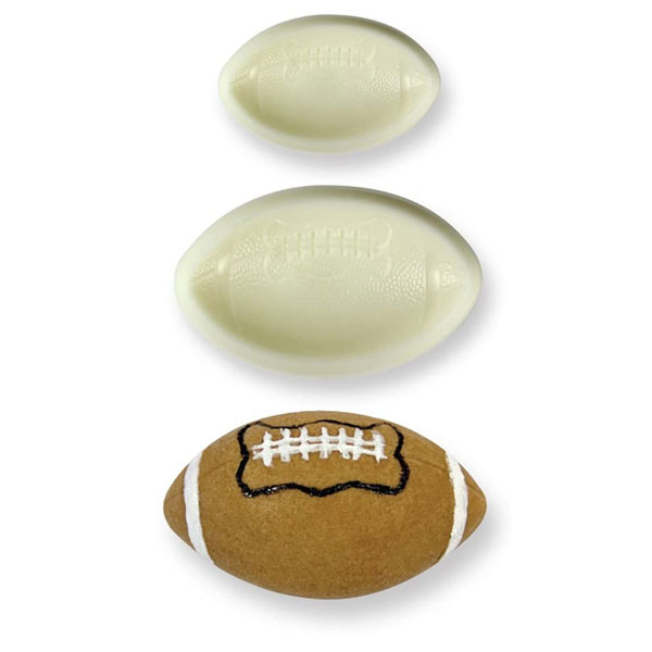 Decoupoirs Relief Pate A Sucre Ballon De Rugby X2 Cerf Dellier