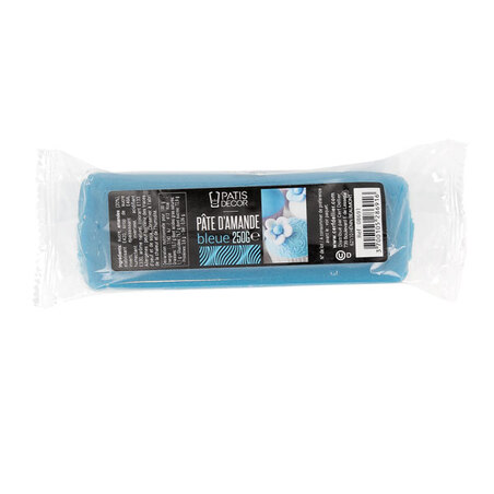 Pâte d'amande déco bleu