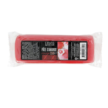 Pâte d'amande Rouge Patisdécor 250g