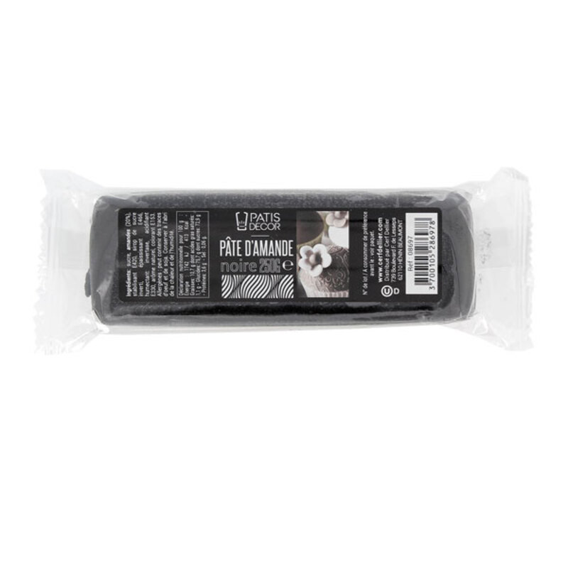 Pâte d'amande Noire Patisdécor 250g