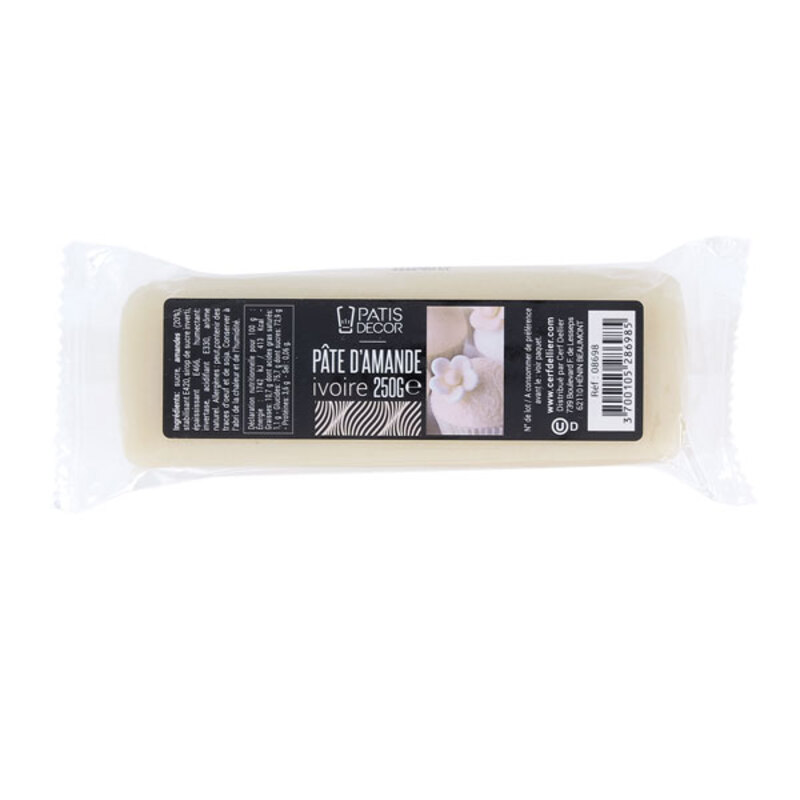 Pâte d'amande blanche Patisdécor 250 g