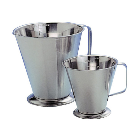 Verre mesure inox gradué