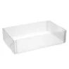 Boîte transparente rectangle 18 x 11 x 4,5 cm (x5)