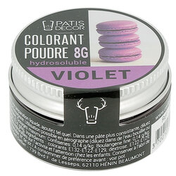 Colorant poudre violet Patisdécor 8 g