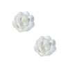 Grandes roses blanches en azyme Patisdécor x6