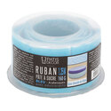 Ruban pâte à sucre bleu arabesques (1,25 m)