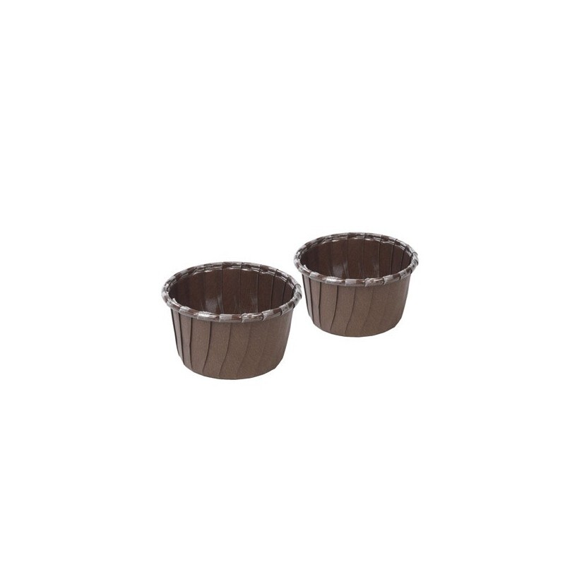 250 Caissettes muffins rigides carton spécial cuisson - Nordia