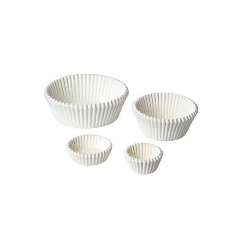 Caissette Tulipcup assortie (x 300) - droite - Ø 3,5 x ht 5,5 cm - Nordia -  Meilleur du Chef