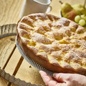 Moule à tarte inox perforé et cannelé fond amovible De Buyer Moule à tarte inox perforé et cannelé fond amovible De Buyer