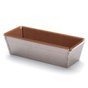 Moule à cake perforé inox fond amovible De Buyer Moule à cake perforé inox fond amovible De Buyer