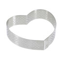 Cercle à tarte coeur perforé inox De Buyer Cercle à tarte coeur perforé inox De Buyer