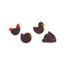 Animaux de Pâques assortis en chocolat noir (x48)
