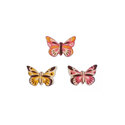 Papillons relief assortis chocolat blanc (x128) Papillons relief assortis chocolat blanc (x128)