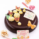 Papillons relief assortis chocolat blanc (x128) Papillons relief assortis chocolat blanc (x128)