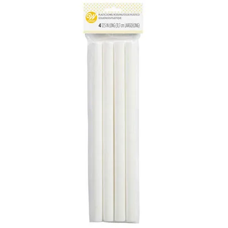 Dowel rods plastique pièce montée Wilton 31 cm (x4)