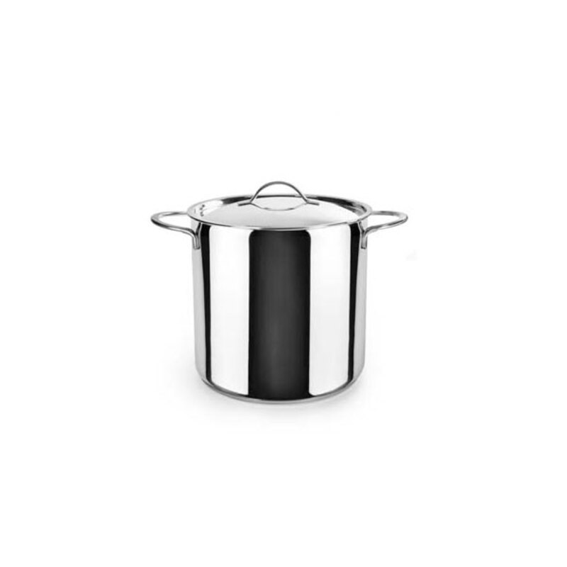 Marmite inox avec couvercle