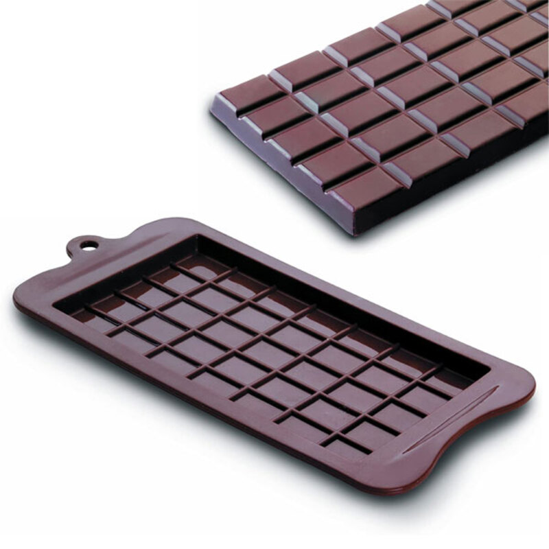 YXHZVON Moules à Chocolat en Silicone, 2 Pièces Moule Tablette