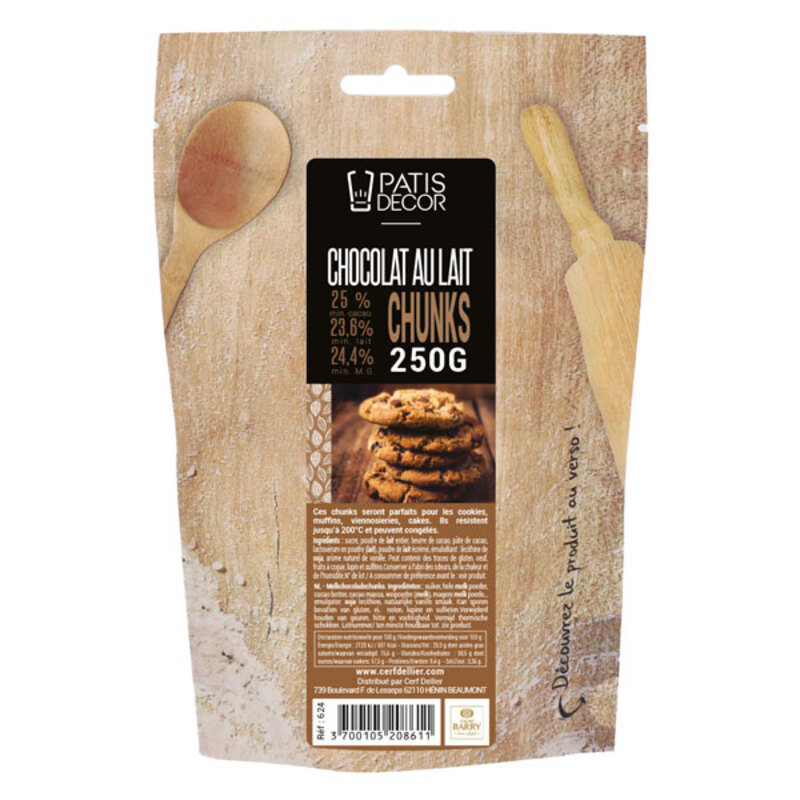 Pépites de chocolat au lait - 350g