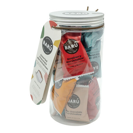 Bocal de marshmallows assortis 15 pièces - 208g