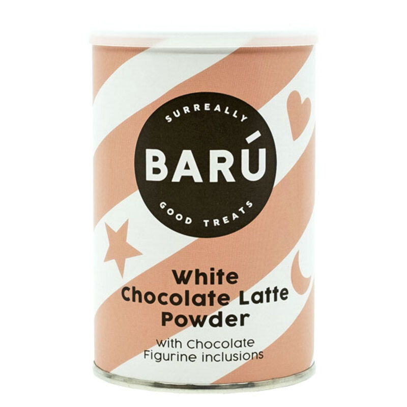 Chocolat blanc en poudre avec décoration en chocolat - 250g