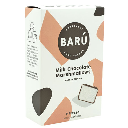 Guimauves vanille au chocolat au lait 120 g