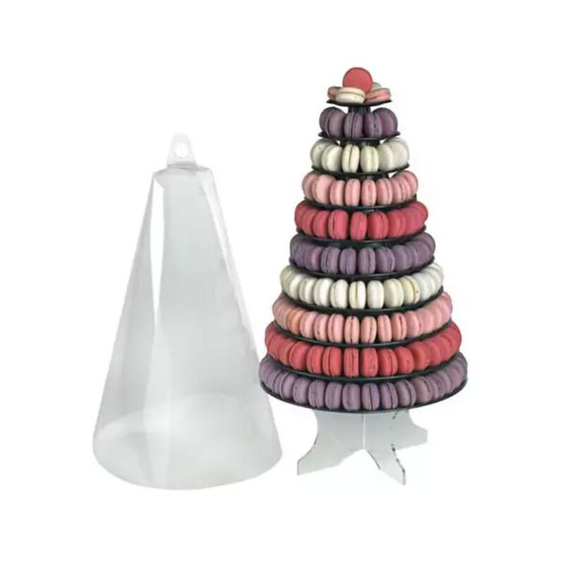 Coiffe pour pyramide à macarons