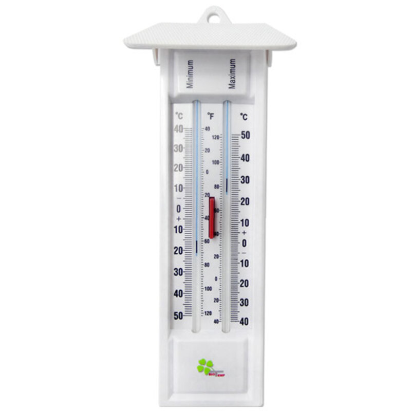 Thermomètre Maxima/Minima sans mercure -40+50°C