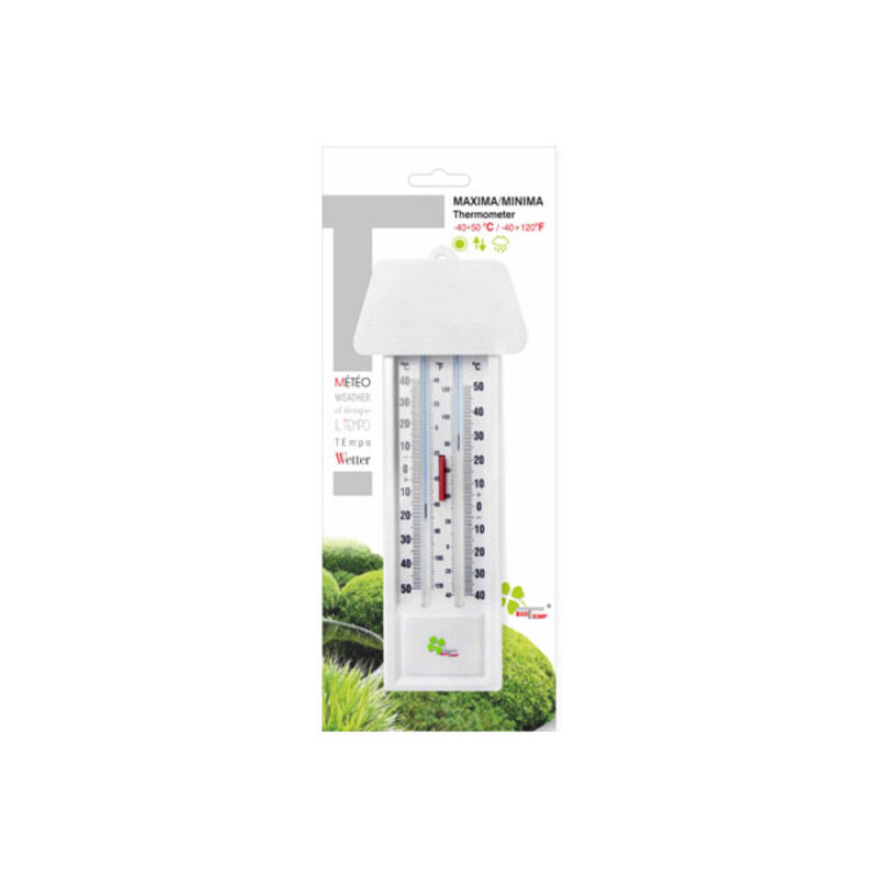 Thermomètre Maxima/Minima sans mercure -40+50°C