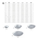 Tourtières jetables en aluminium (x100) Tourtières jetables en aluminium (x100)
